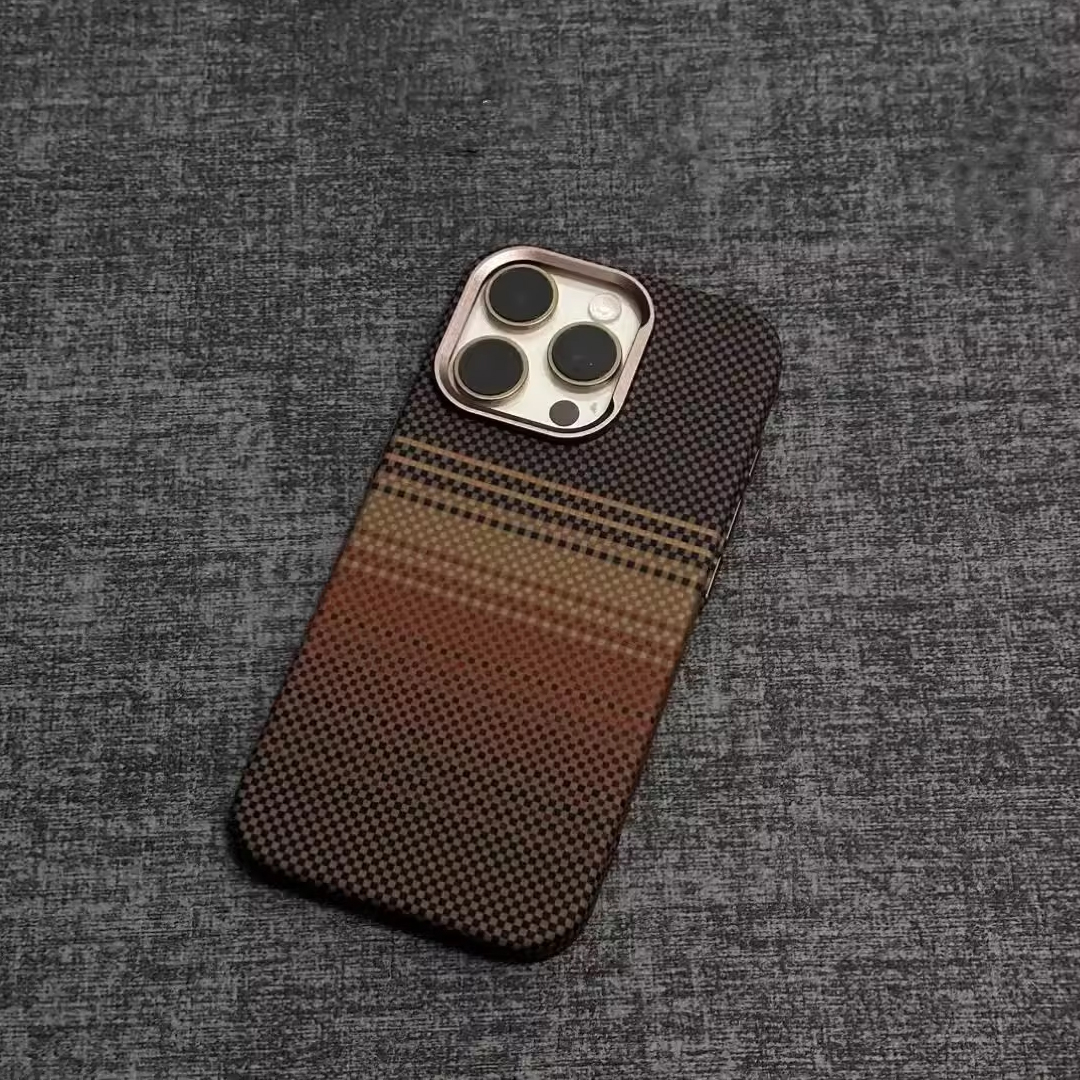 LUXO Life Premium Redium Carbon MagSafe Reflective Cases for iPhone