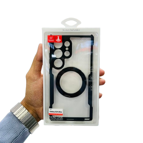 XUNDD Transparent Bumper Case With MagSafe Stand For Samsung