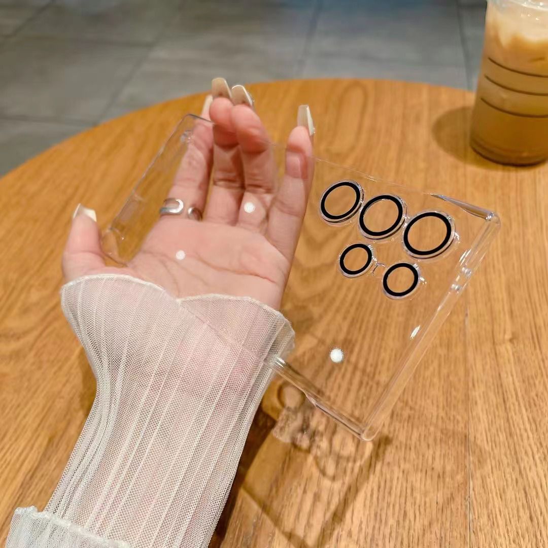 Frameless Full Clear Case with lens protector for Samsung