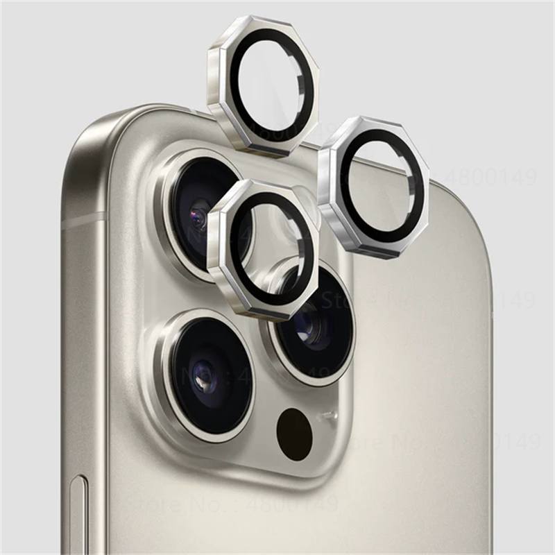 New 3D Octagonal Camera Lens Protection for iPhone series.