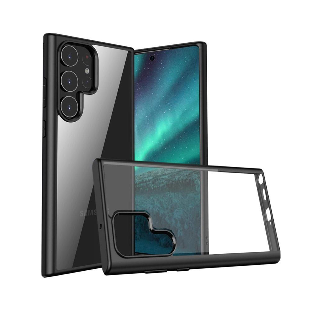 Q Series Premium Black Transparent Case