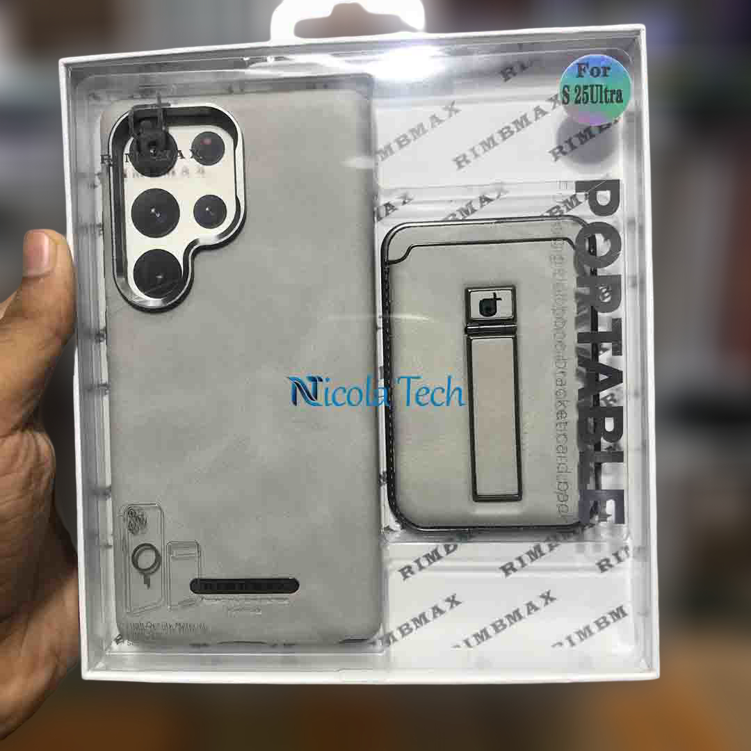 Premium Leather Card Holder Case for Samsung