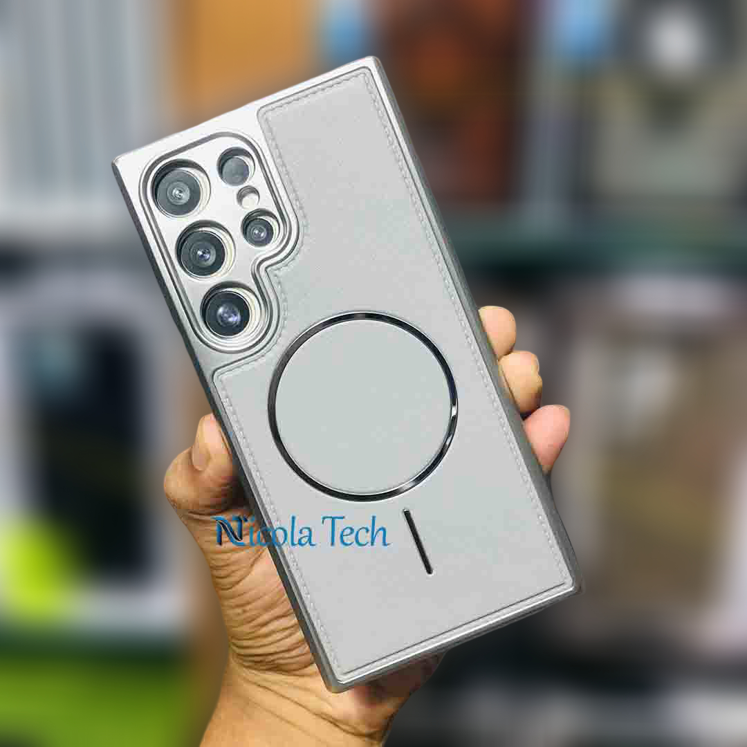 Magsafe Leather Case for Samsung galaxy S23U/S24U/S25U