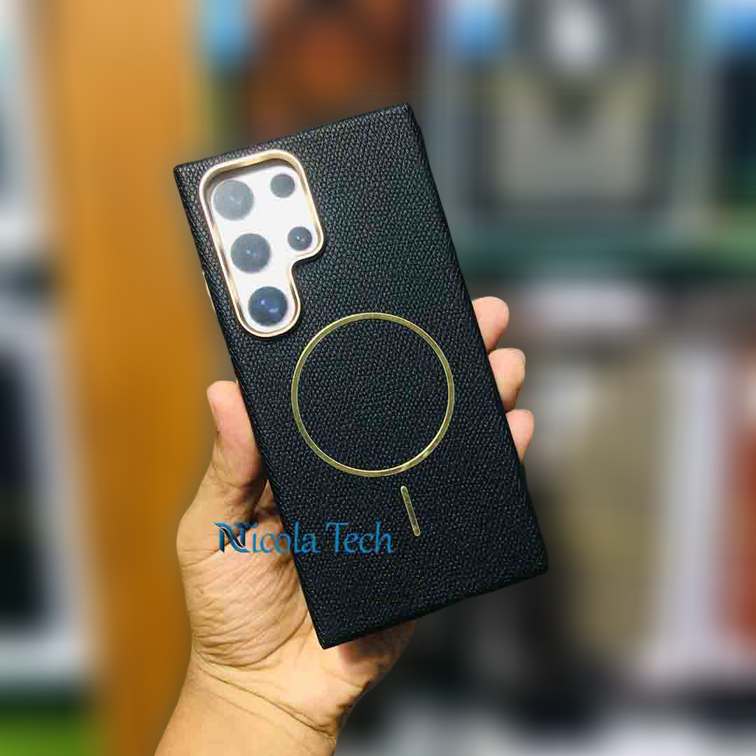 Magsafe Leather Case For Samsung galaxy S24 Ultra/S25 Ultra